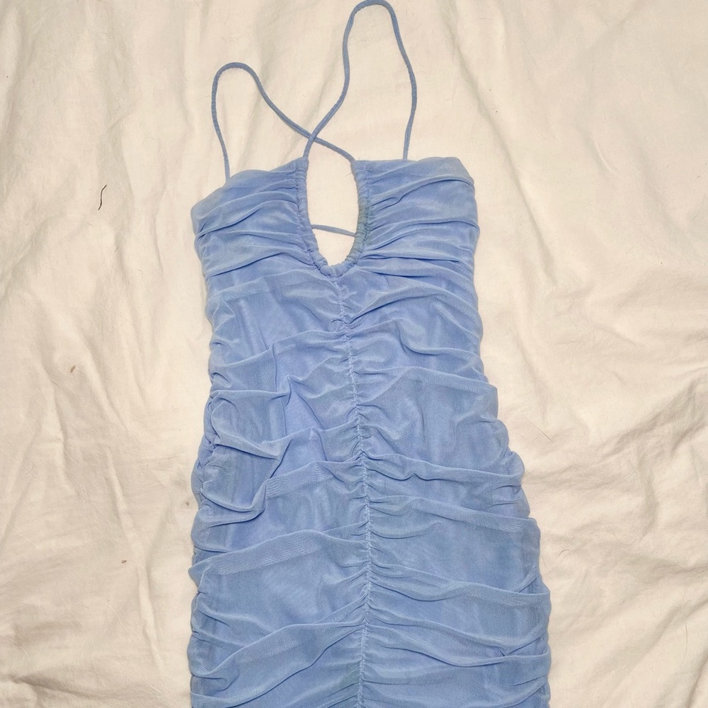 Ruched bodycon dress